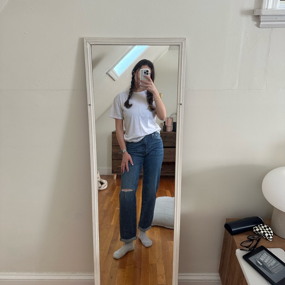 Madewell slouchy boy jean